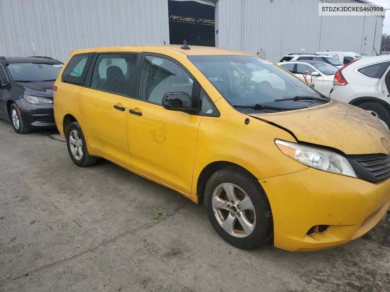 2014 Toyota Sienna VIN: 5TDZK3DCXES460908 Lot: 80836854