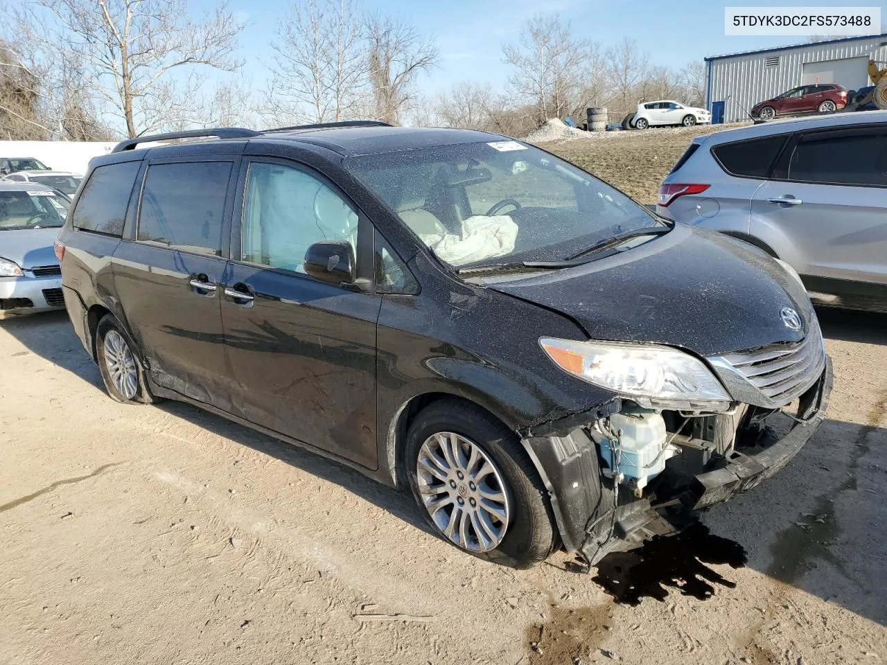 5TDYK3DC2FS573488 2015 Toyota Sienna Xle