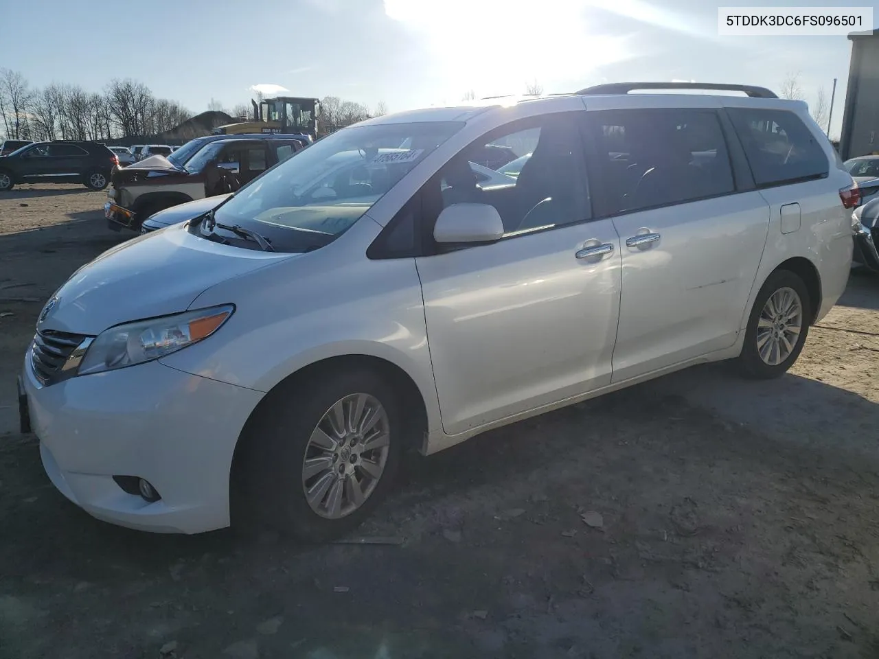 2015 Toyota Sienna Xle VIN: 5TDDK3DC6FS096501 Lot: 47585164