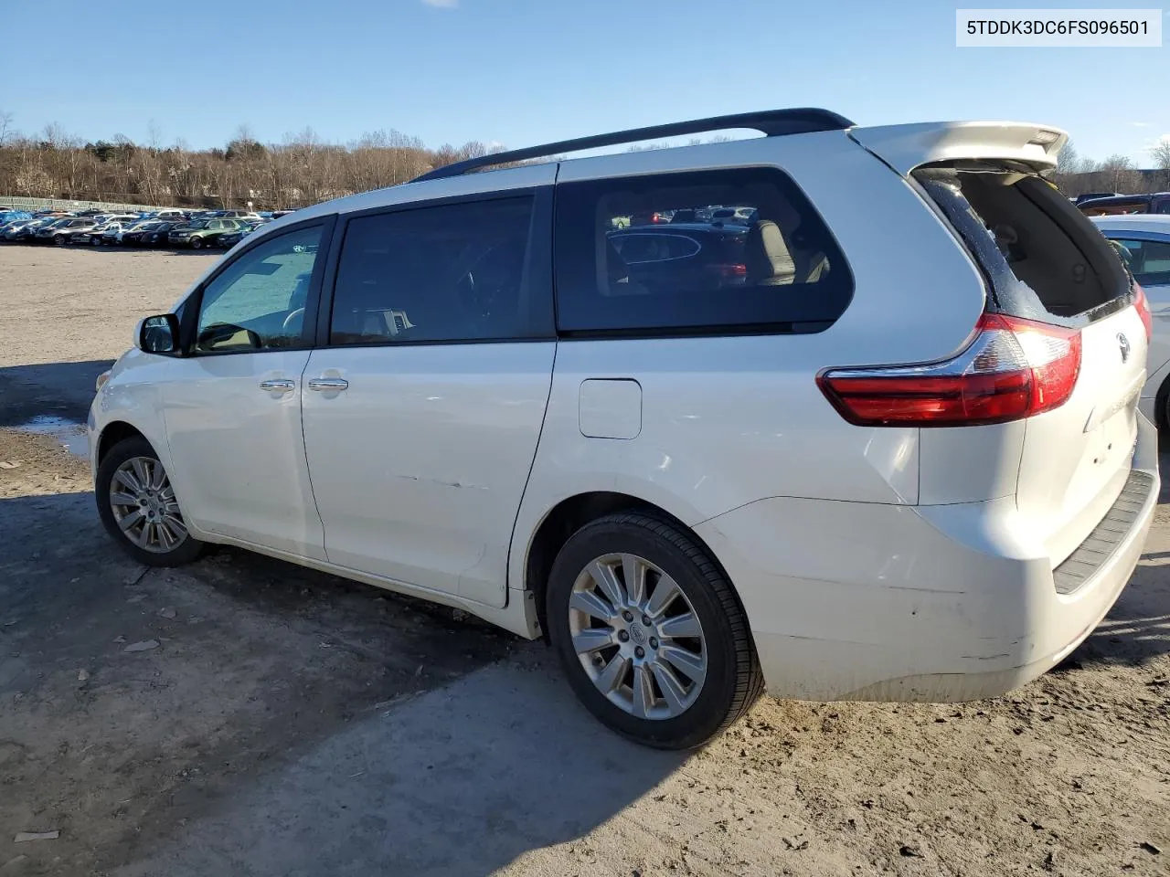 2015 Toyota Sienna Xle VIN: 5TDDK3DC6FS096501 Lot: 47585164