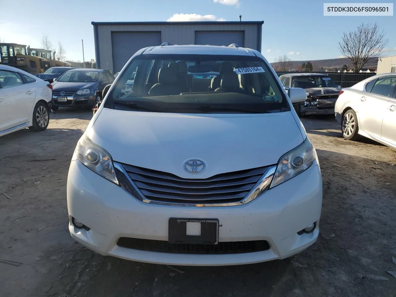 2015 Toyota Sienna Xle VIN: 5TDDK3DC6FS096501 Lot: 47585164