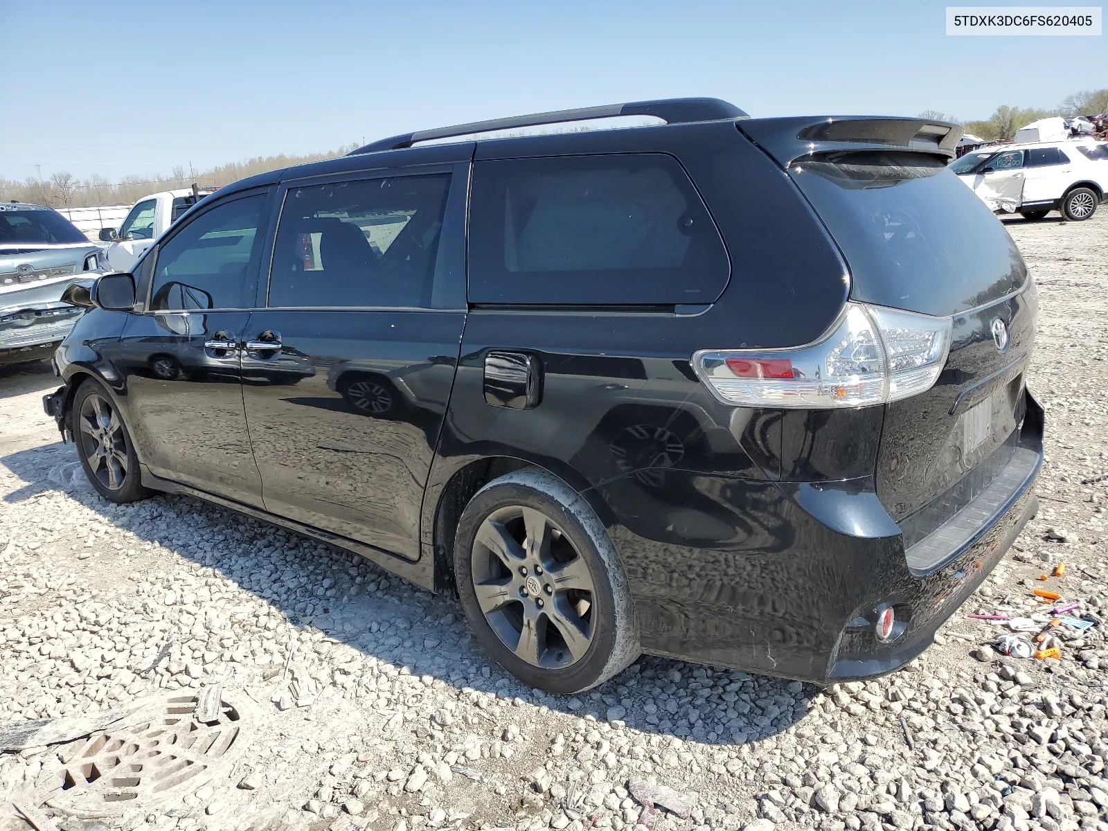 2015 Toyota Sienna Sport VIN: 5TDXK3DC6FS620405 Lot: 48706334