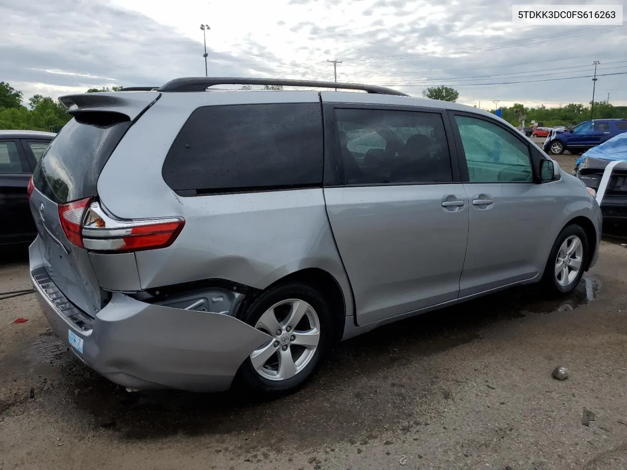 5TDKK3DC0FS616263 2015 Toyota Sienna Le