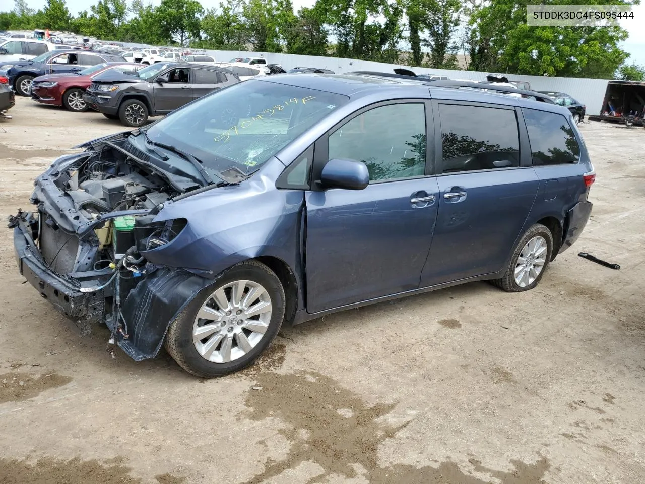 5TDDK3DC4FS095444 2015 Toyota Sienna Xle