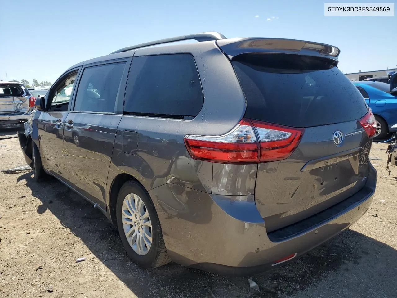 5TDYK3DC3FS549569 2015 Toyota Sienna Xle