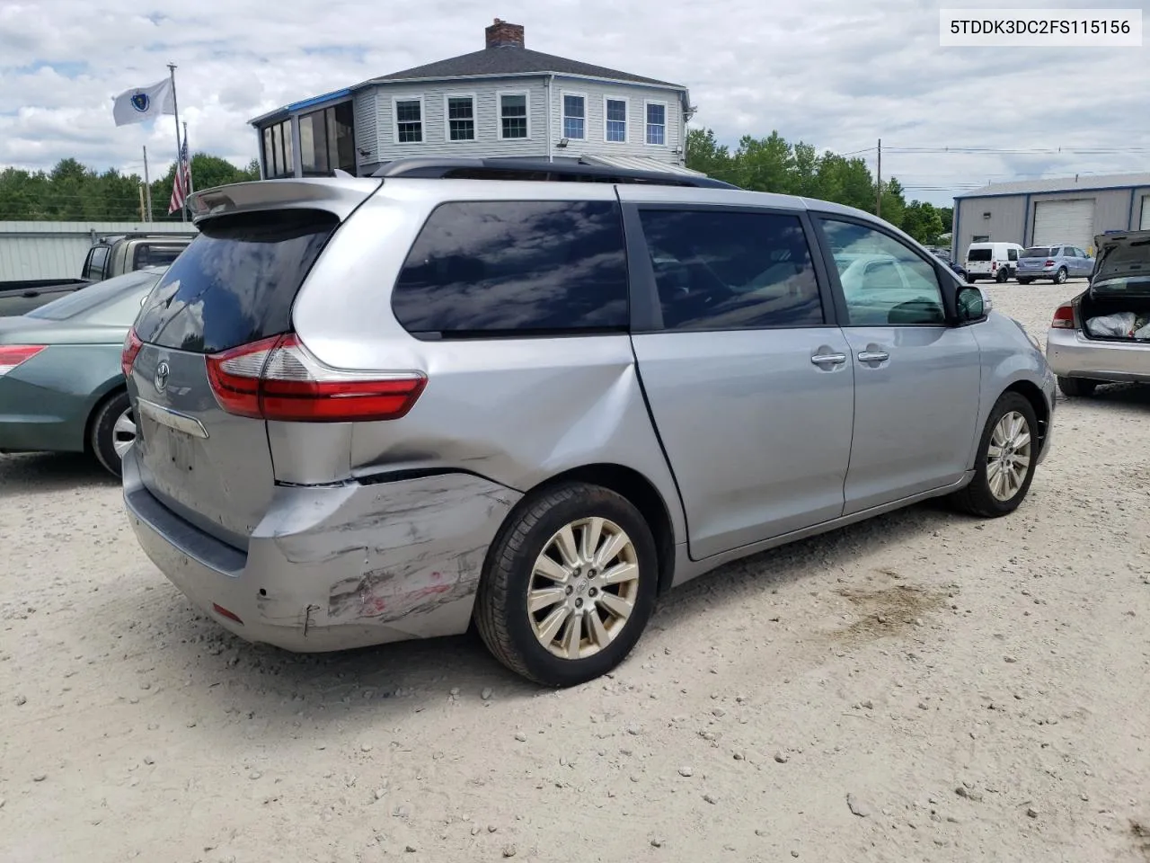 5TDDK3DC2FS115156 2015 Toyota Sienna Xle