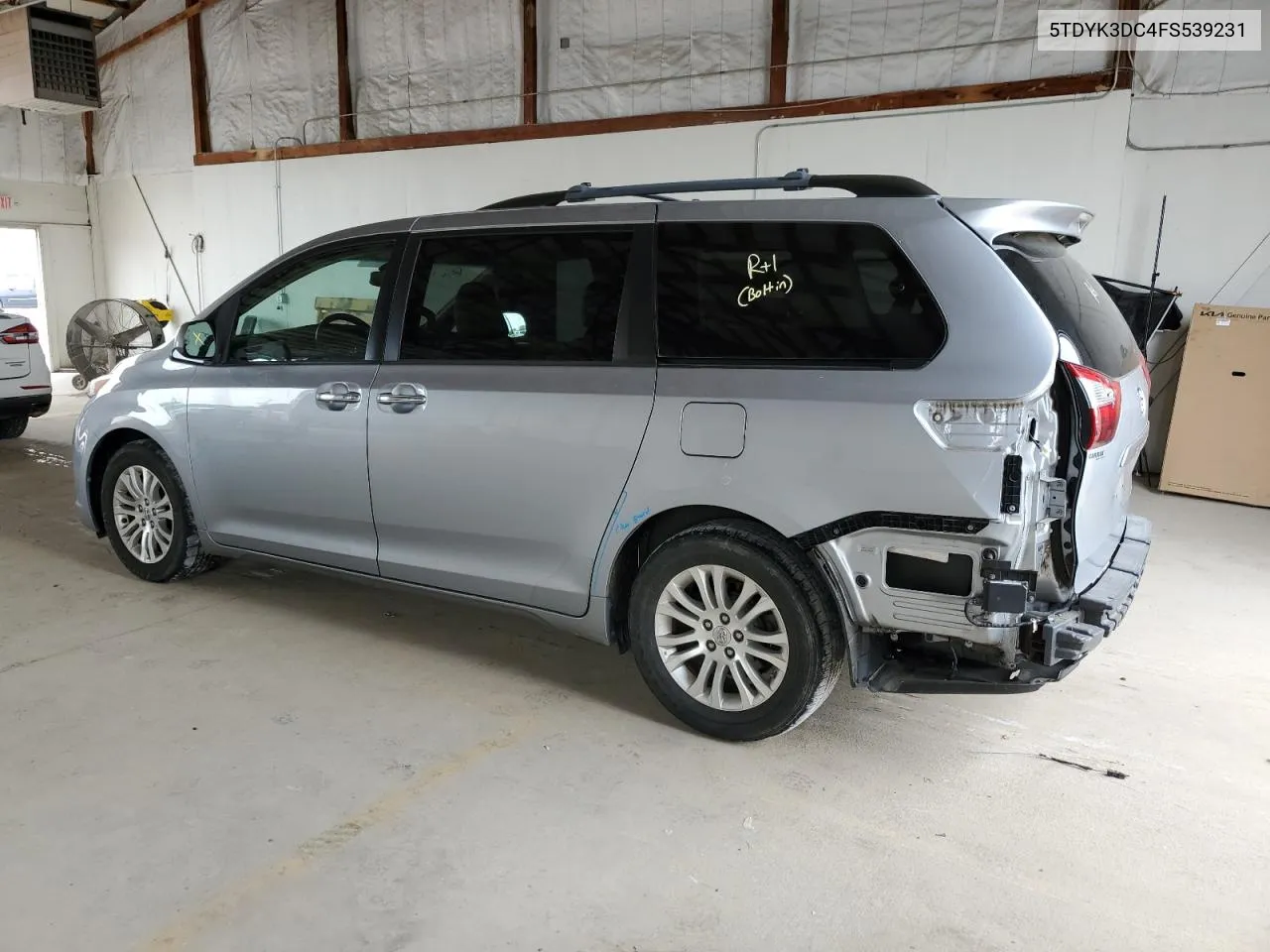 5TDYK3DC4FS539231 2015 Toyota Sienna Xle