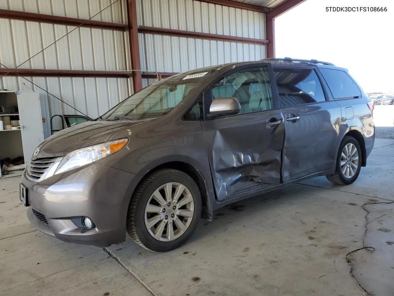 5TDDK3DC1FS108666 2015 Toyota Sienna Xle