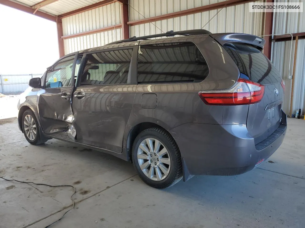 5TDDK3DC1FS108666 2015 Toyota Sienna Xle