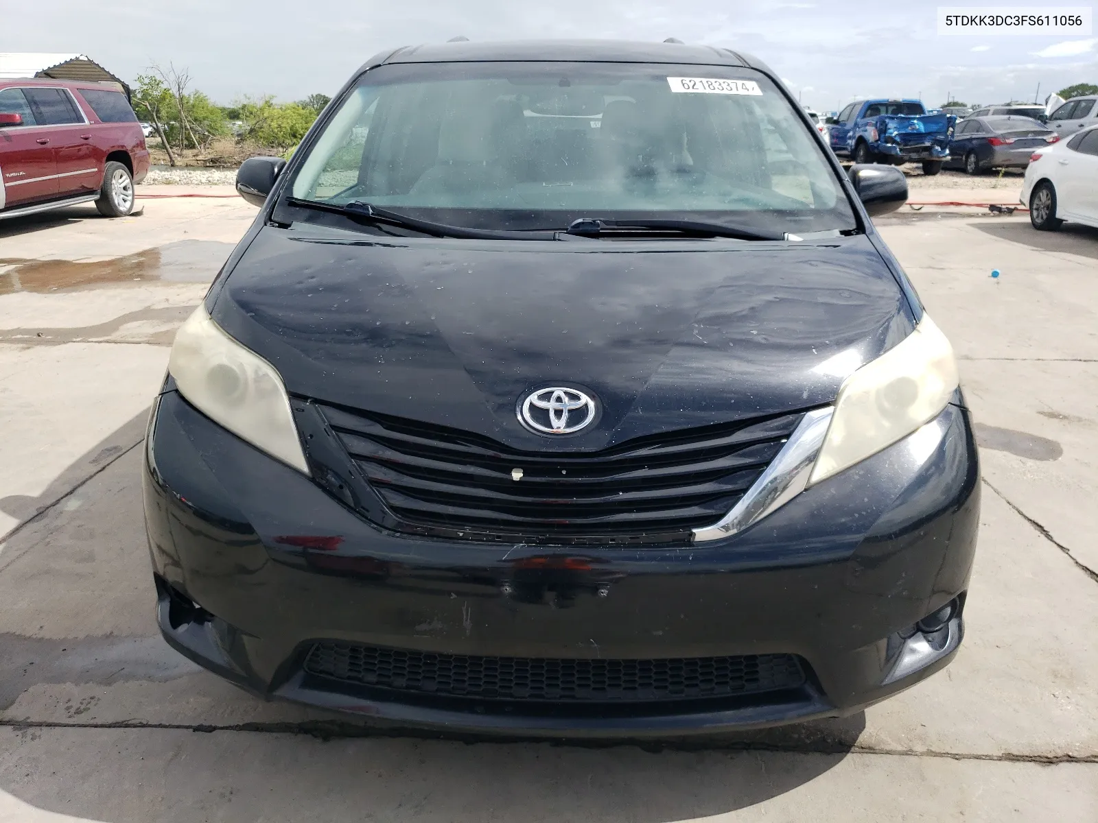 2015 Toyota Sienna Le VIN: 5TDKK3DC3FS611056 Lot: 62183374