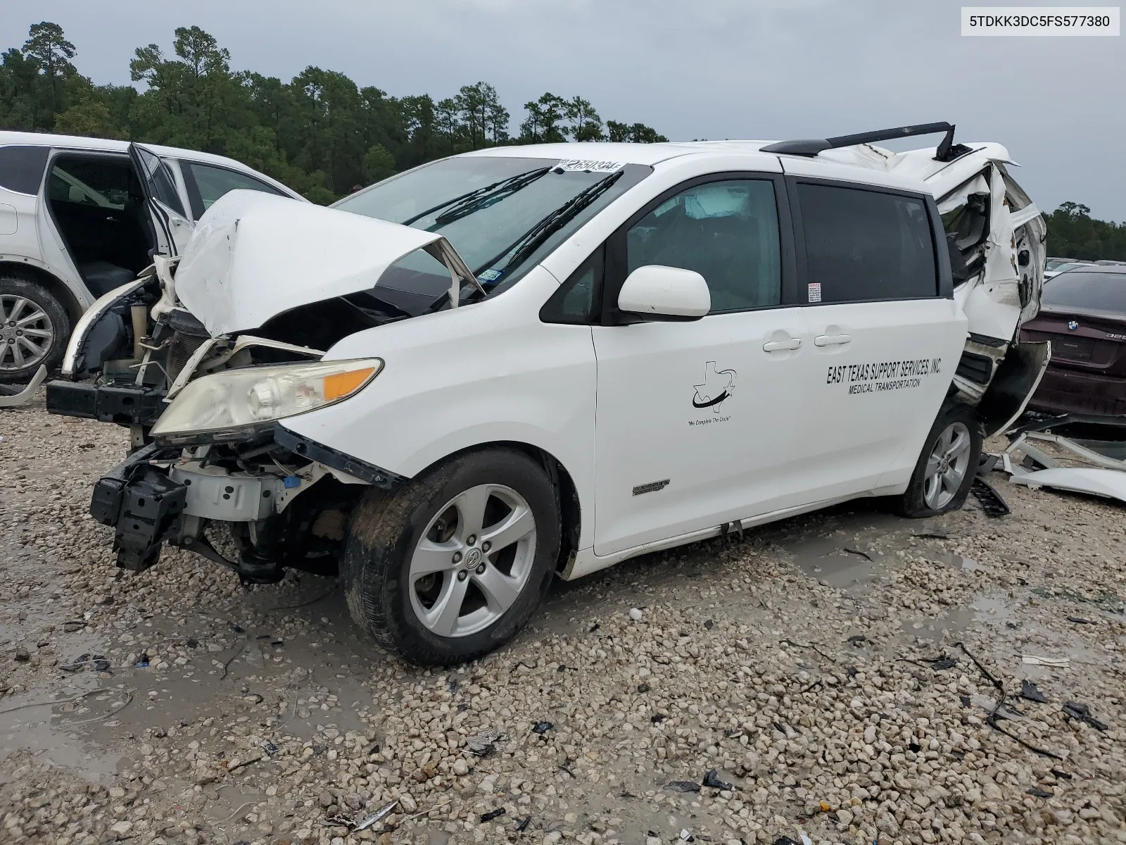 5TDKK3DC5FS577380 2015 Toyota Sienna Le