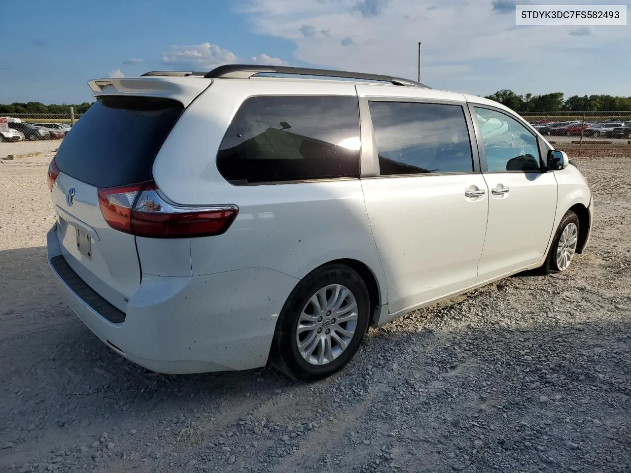 2015 Toyota Sienna Xle VIN: 5TDYK3DC7FS582493 Lot: 62876764