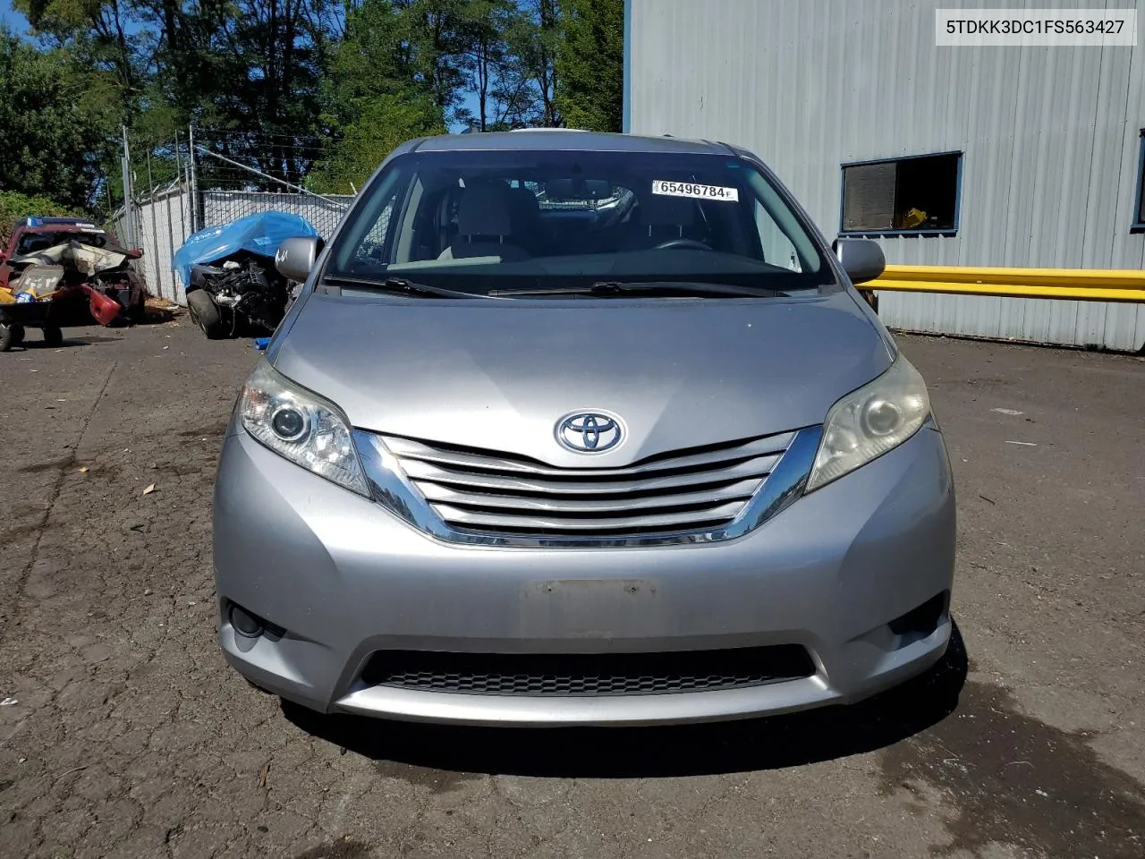 2015 Toyota Sienna Le VIN: 5TDKK3DC1FS563427 Lot: 65496784