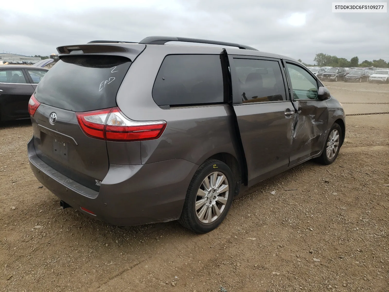 2015 Toyota Sienna Xle VIN: 5TDDK3DC6FS109277 Lot: 65919844