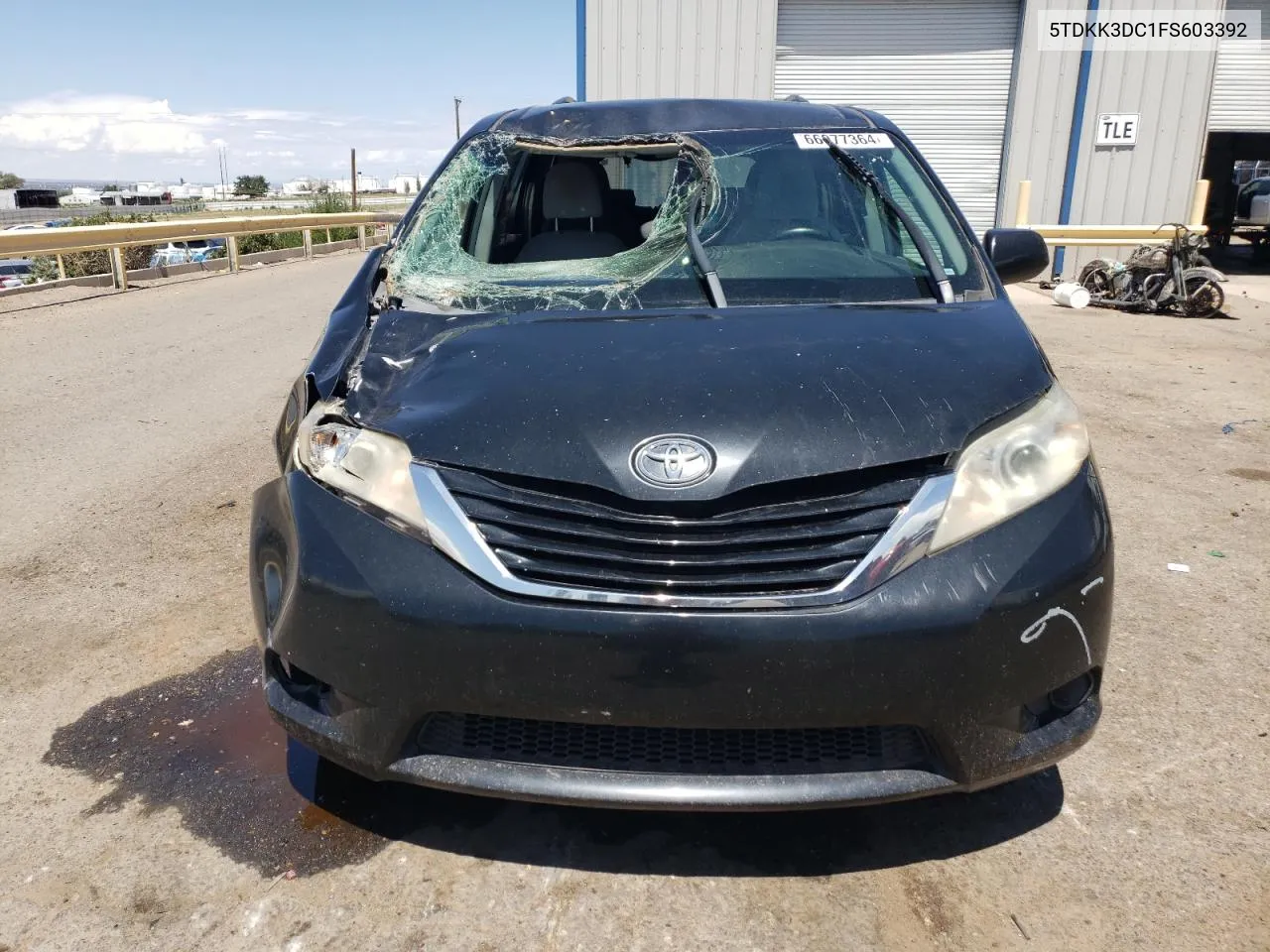 5TDKK3DC1FS603392 2015 Toyota Sienna Le