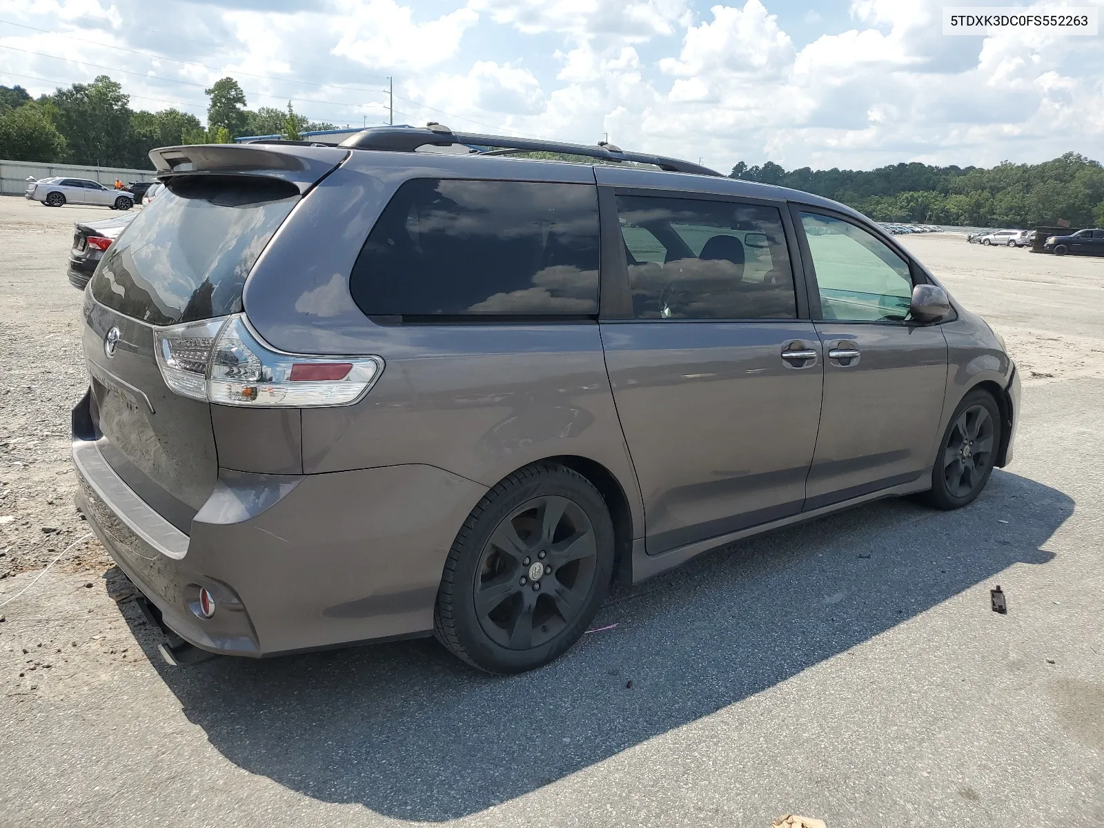 5TDXK3DC0FS552263 2015 Toyota Sienna Sport