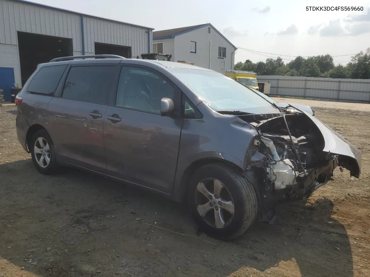 2015 Toyota Sienna Le VIN: 5TDKK3DC4FS569660 Lot: 67241374