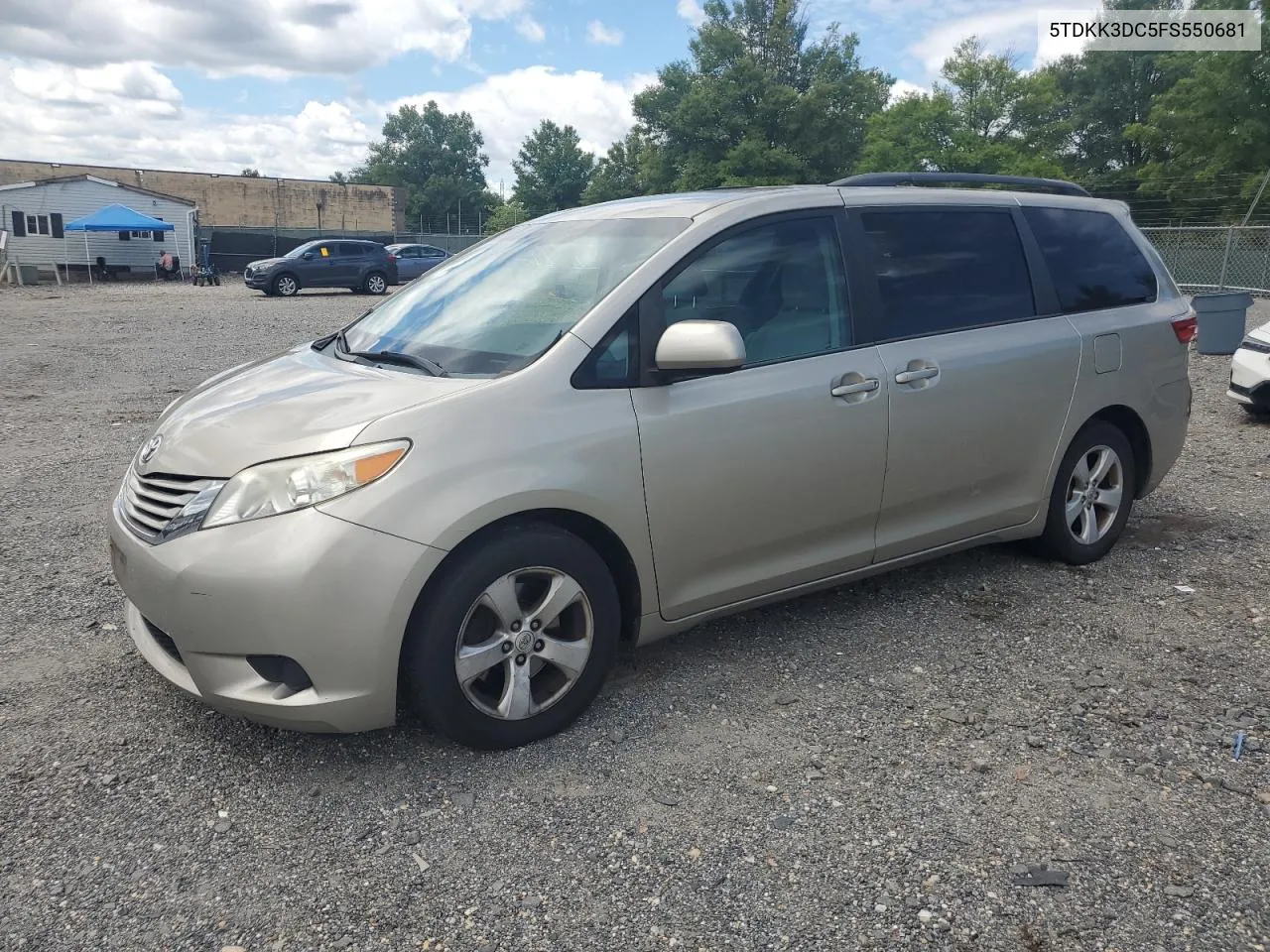 5TDKK3DC5FS550681 2015 Toyota Sienna Le