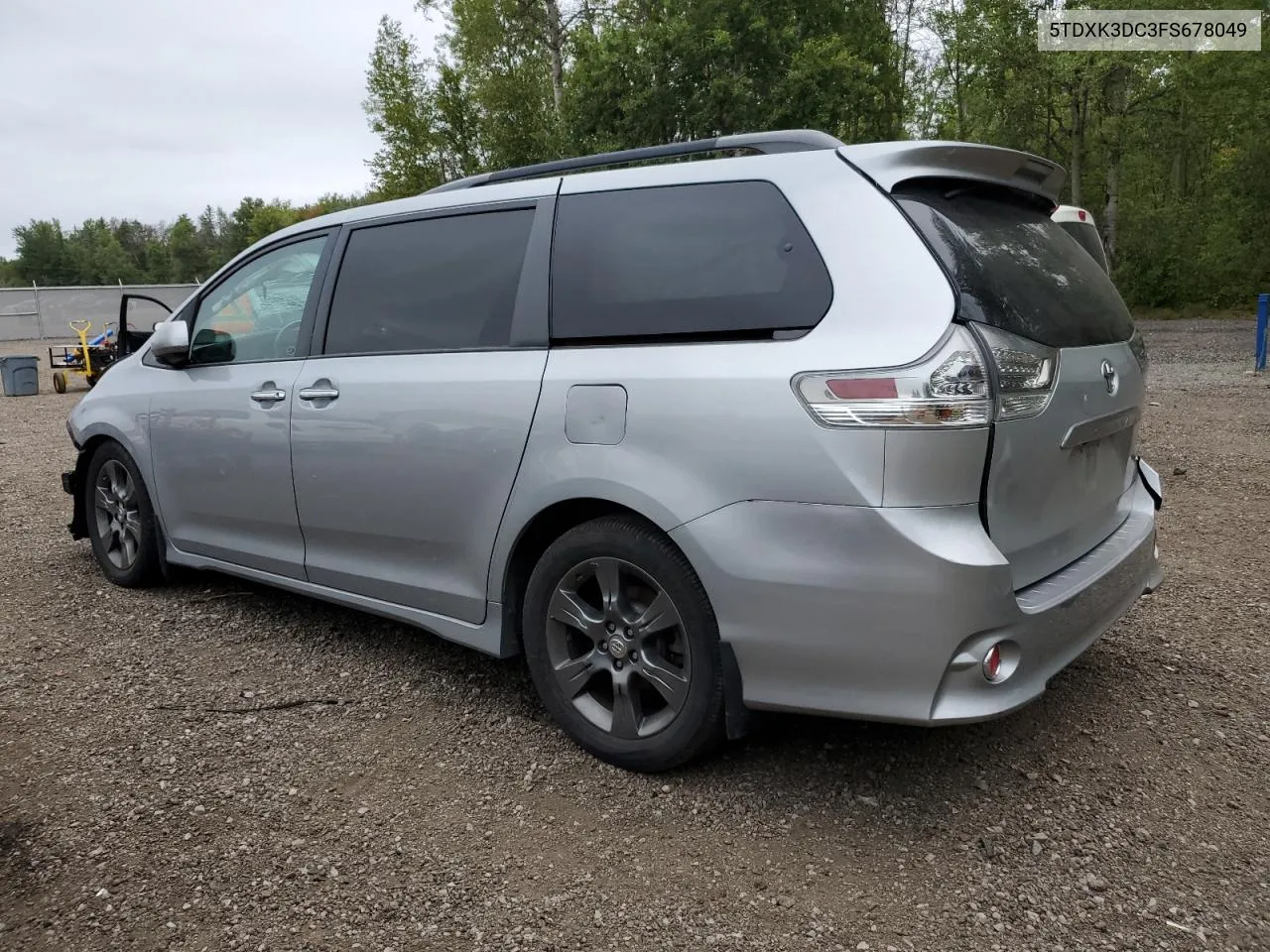 2015 Toyota Sienna Sport VIN: 5TDXK3DC3FS678049 Lot: 68679614