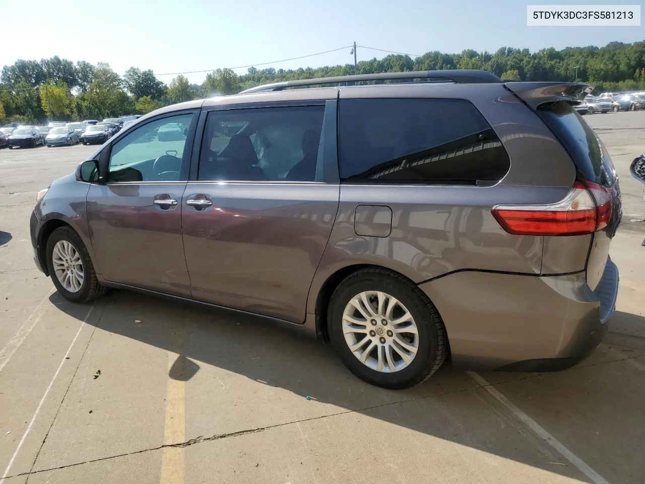 2015 Toyota Sienna Xle VIN: 5TDYK3DC3FS581213 Lot: 68893214