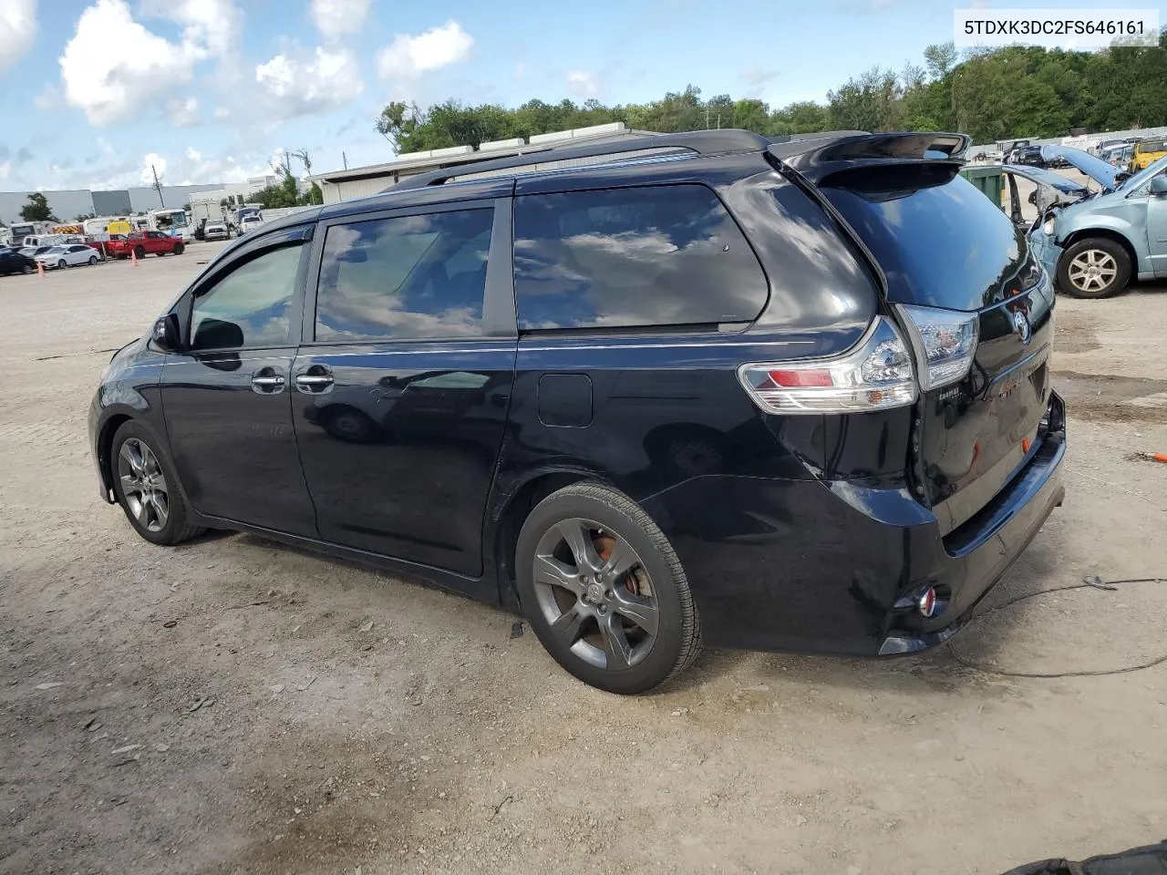 2015 Toyota Sienna Sport VIN: 5TDXK3DC2FS646161 Lot: 69652944