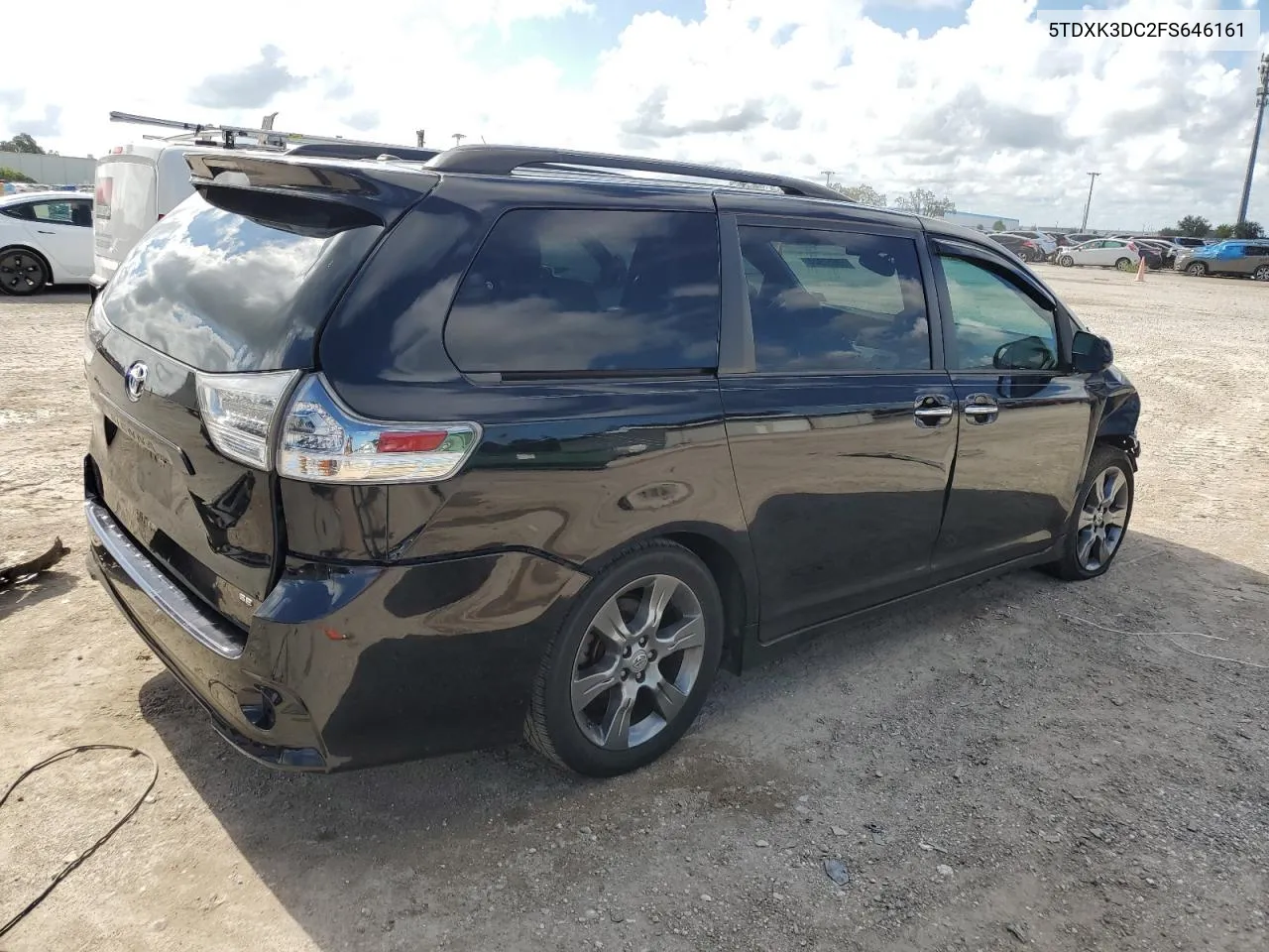 2015 Toyota Sienna Sport VIN: 5TDXK3DC2FS646161 Lot: 69652944