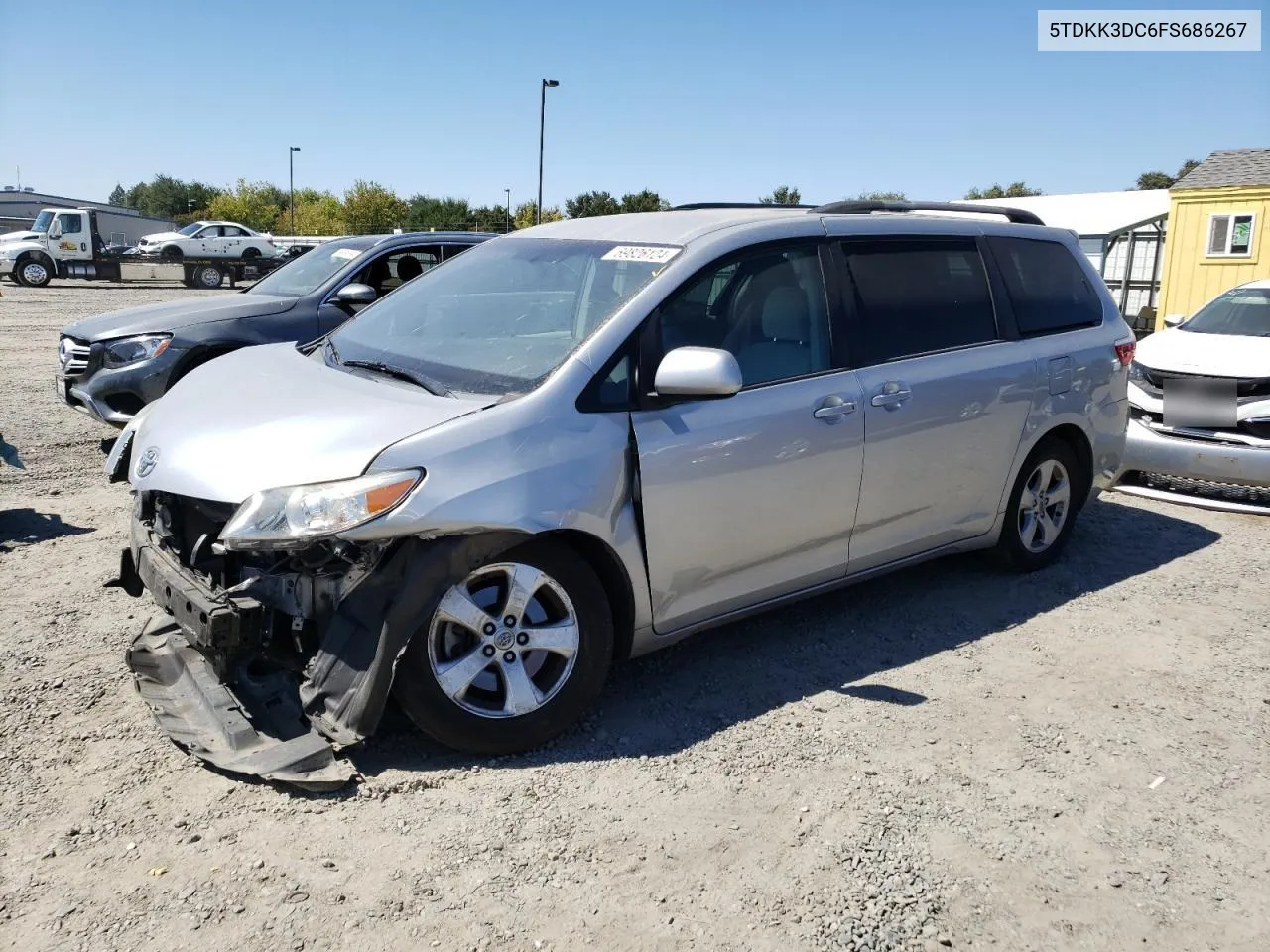 5TDKK3DC6FS686267 2015 Toyota Sienna Le