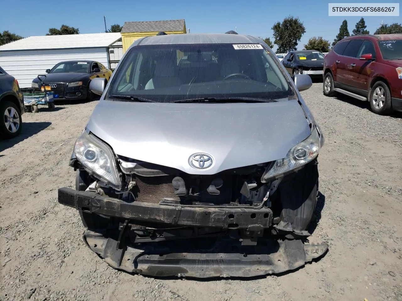 5TDKK3DC6FS686267 2015 Toyota Sienna Le