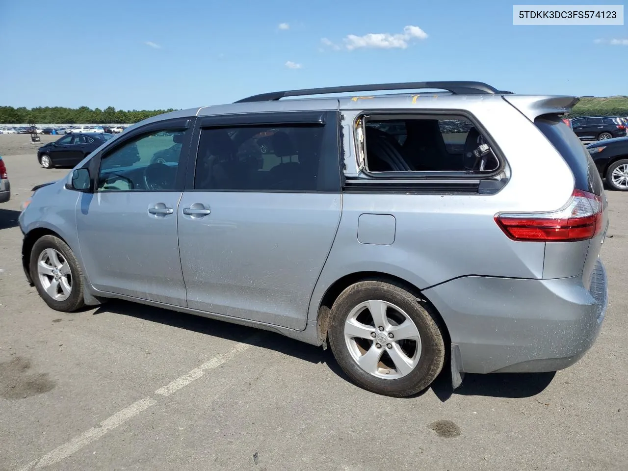 2015 Toyota Sienna Le VIN: 5TDKK3DC3FS574123 Lot: 69928264