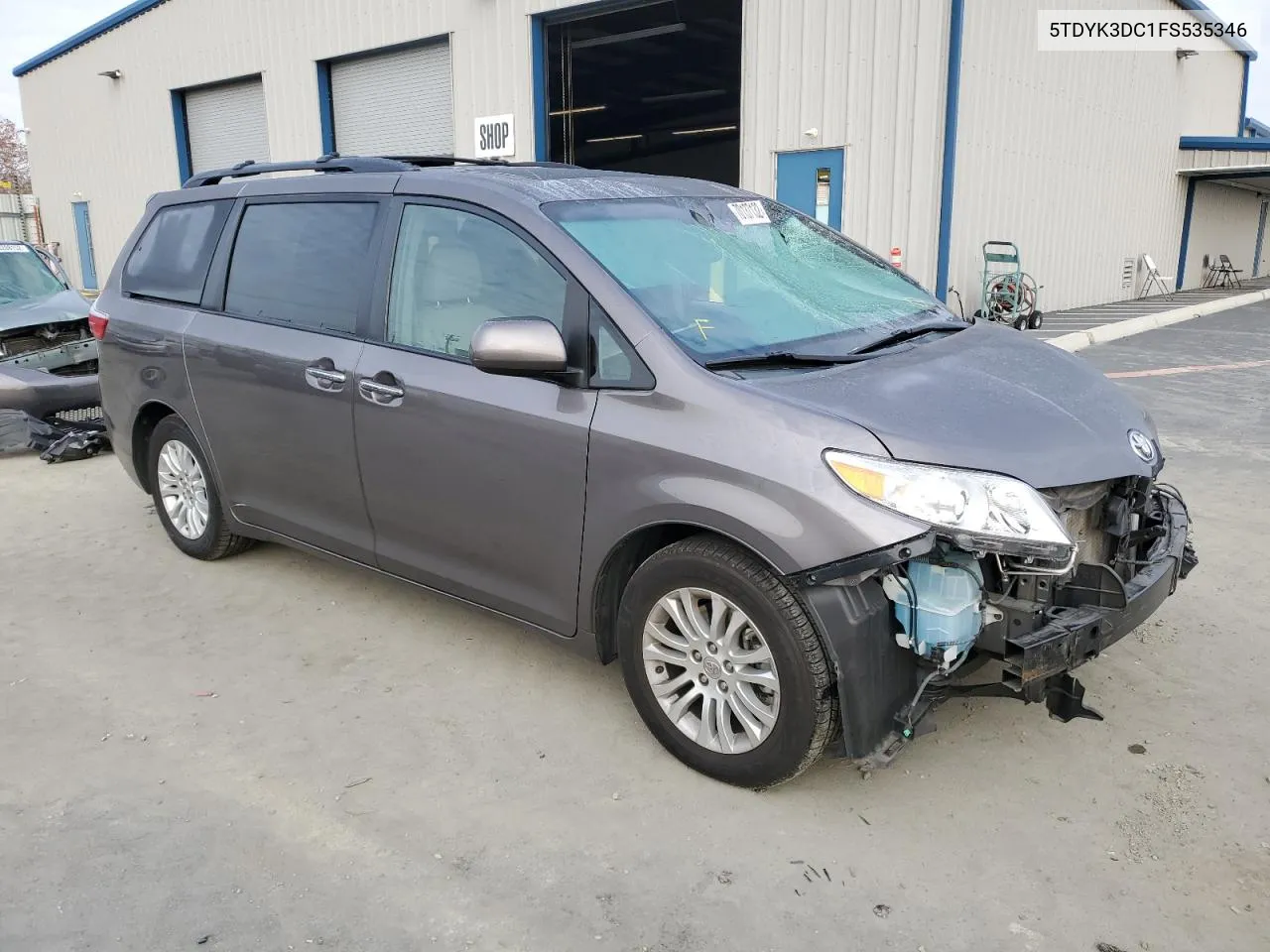 2015 Toyota Sienna Xle VIN: 5TDYK3DC1FS535346 Lot: 70137132