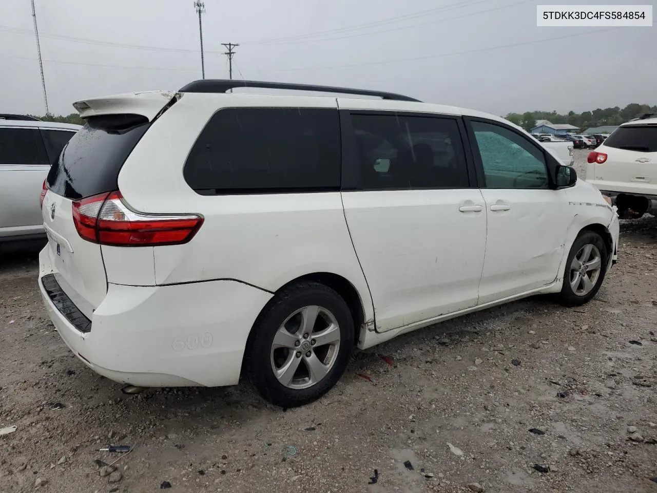 5TDKK3DC4FS584854 2015 Toyota Sienna Le