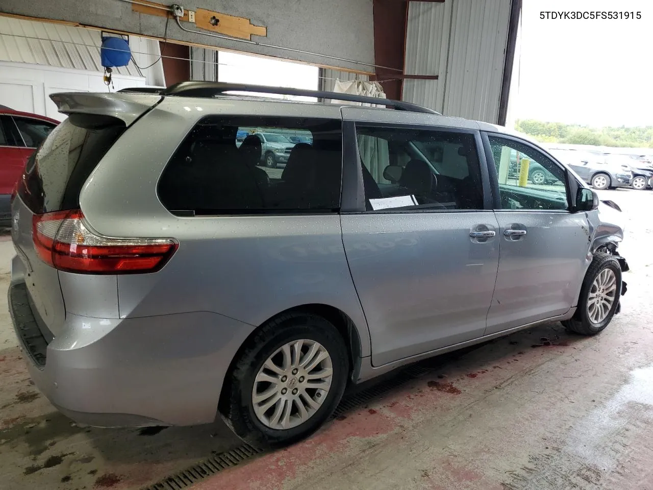 2015 Toyota Sienna Xle VIN: 5TDYK3DC5FS531915 Lot: 70186654