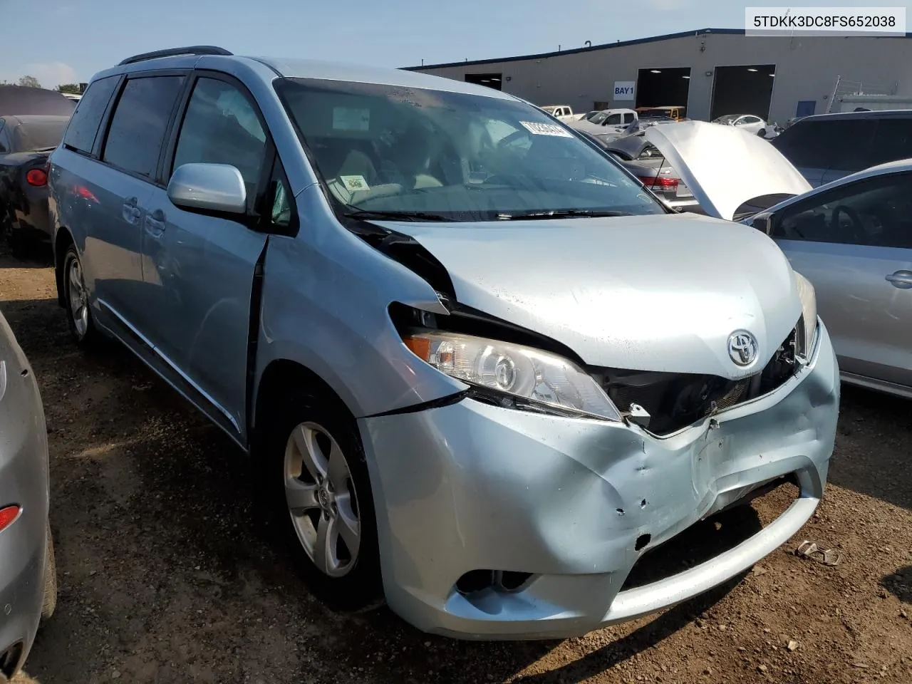 5TDKK3DC8FS652038 2015 Toyota Sienna Le