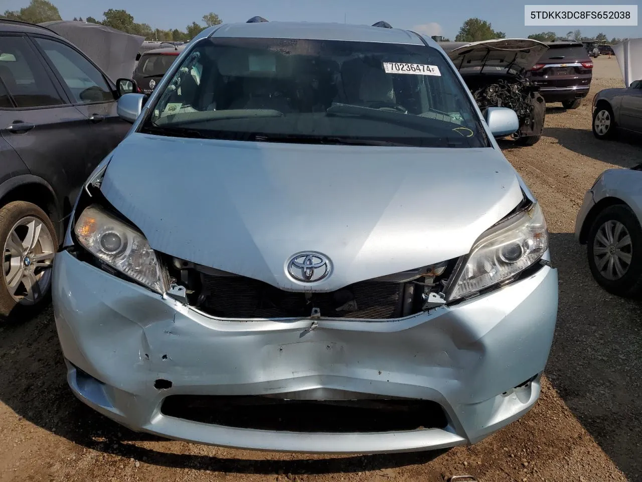 5TDKK3DC8FS652038 2015 Toyota Sienna Le