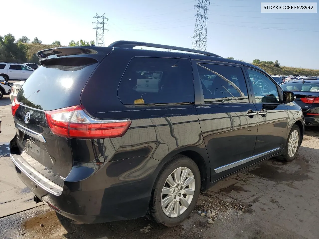 2015 Toyota Sienna Xle VIN: 5TDYK3DC8FS528992 Lot: 70448054