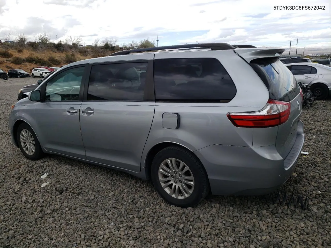 2015 Toyota Sienna Xle VIN: 5TDYK3DC8FS672042 Lot: 70609534