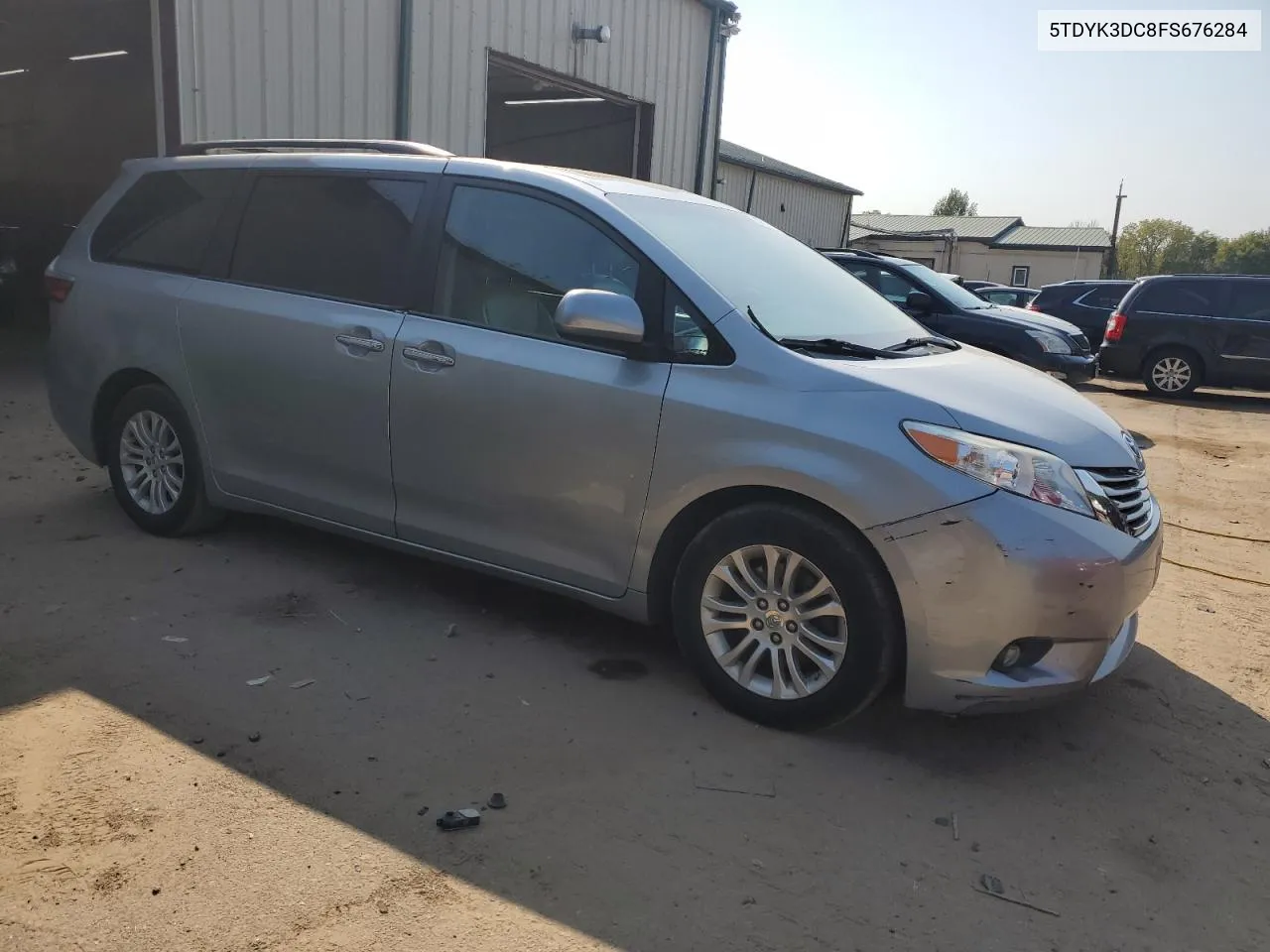 2015 Toyota Sienna Xle VIN: 5TDYK3DC8FS676284 Lot: 70707354