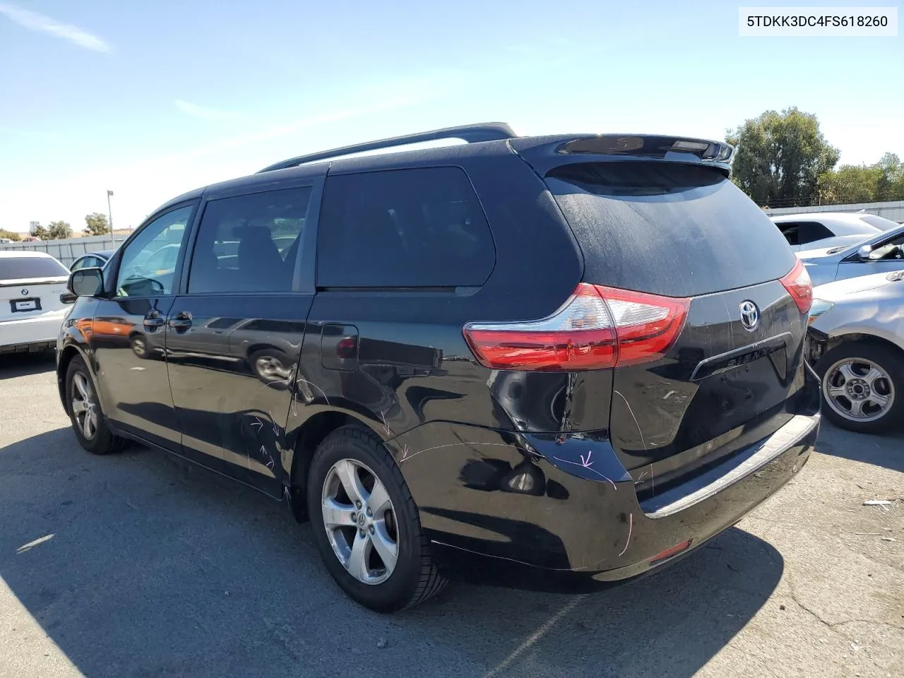 5TDKK3DC4FS618260 2015 Toyota Sienna Le