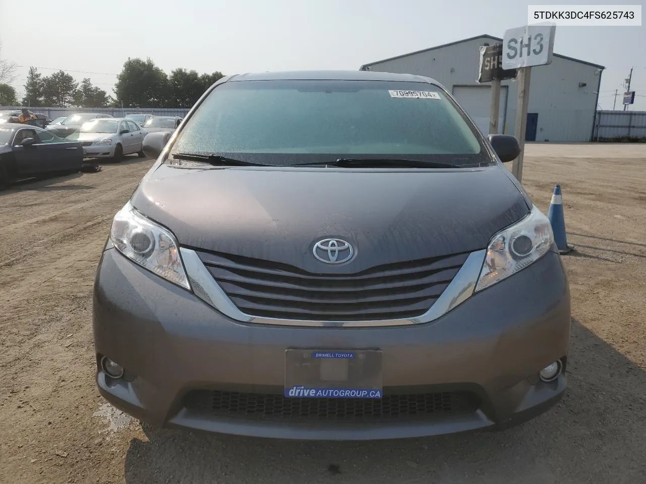 5TDKK3DC4FS625743 2015 Toyota Sienna Le