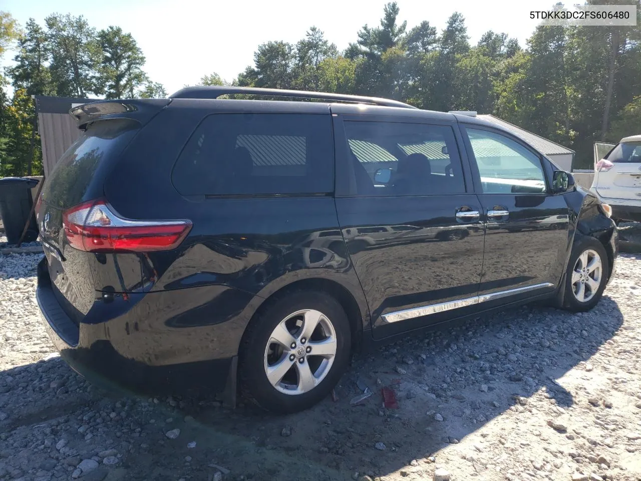 2015 Toyota Sienna Le VIN: 5TDKK3DC2FS606480 Lot: 71030634