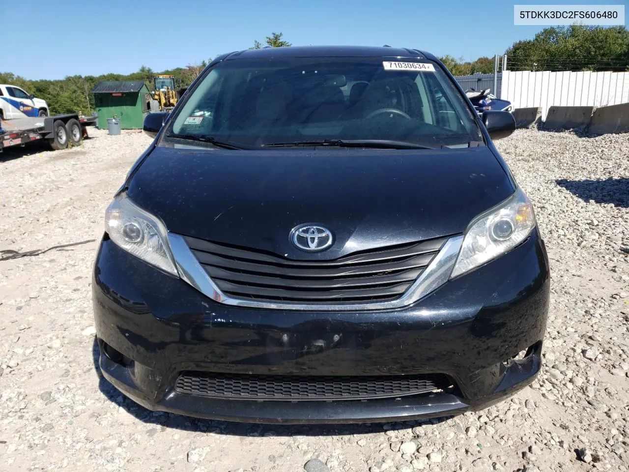 2015 Toyota Sienna Le VIN: 5TDKK3DC2FS606480 Lot: 71030634