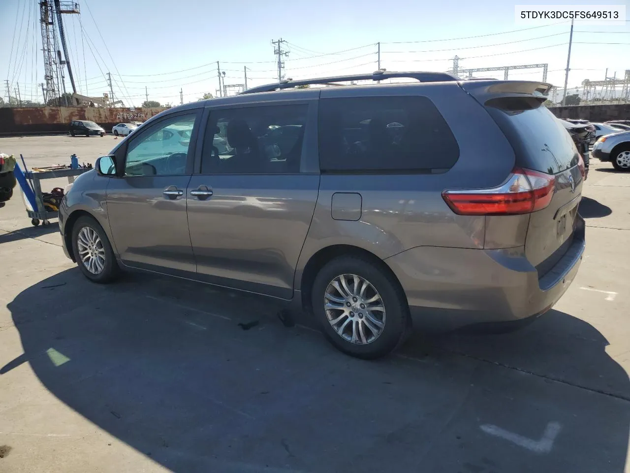 2015 Toyota Sienna Xle VIN: 5TDYK3DC5FS649513 Lot: 71121994