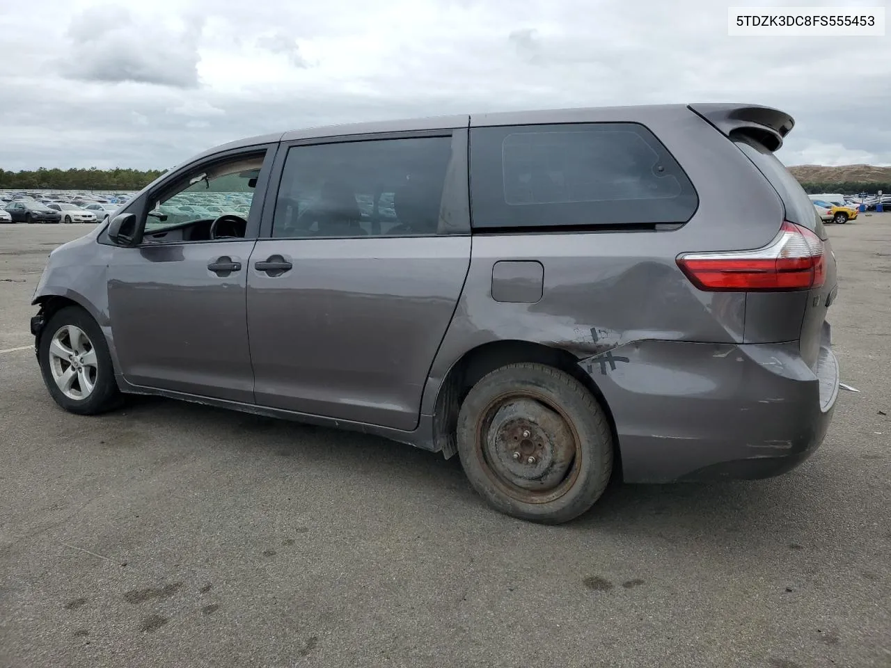 2015 Toyota Sienna VIN: 5TDZK3DC8FS555453 Lot: 71149644