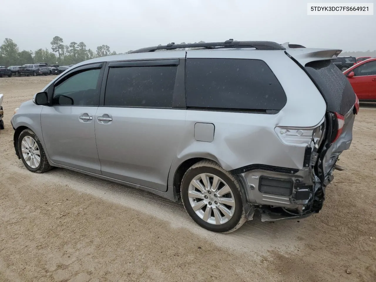 2015 Toyota Sienna Xle VIN: 5TDYK3DC7FS664921 Lot: 71191624