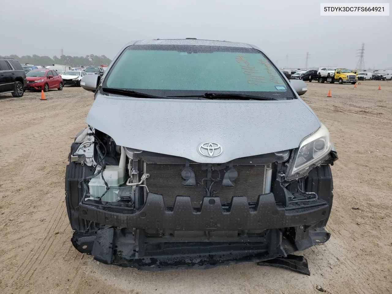 2015 Toyota Sienna Xle VIN: 5TDYK3DC7FS664921 Lot: 71191624