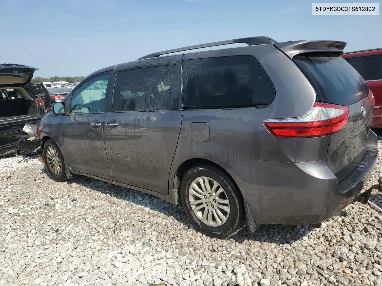 2015 Toyota Sienna Xle VIN: 5TDYK3DC3FS612802 Lot: 71229824