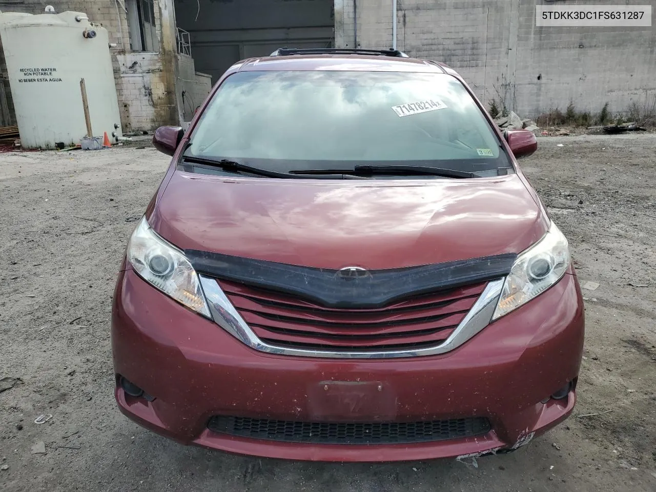 5TDKK3DC1FS631287 2015 Toyota Sienna Le