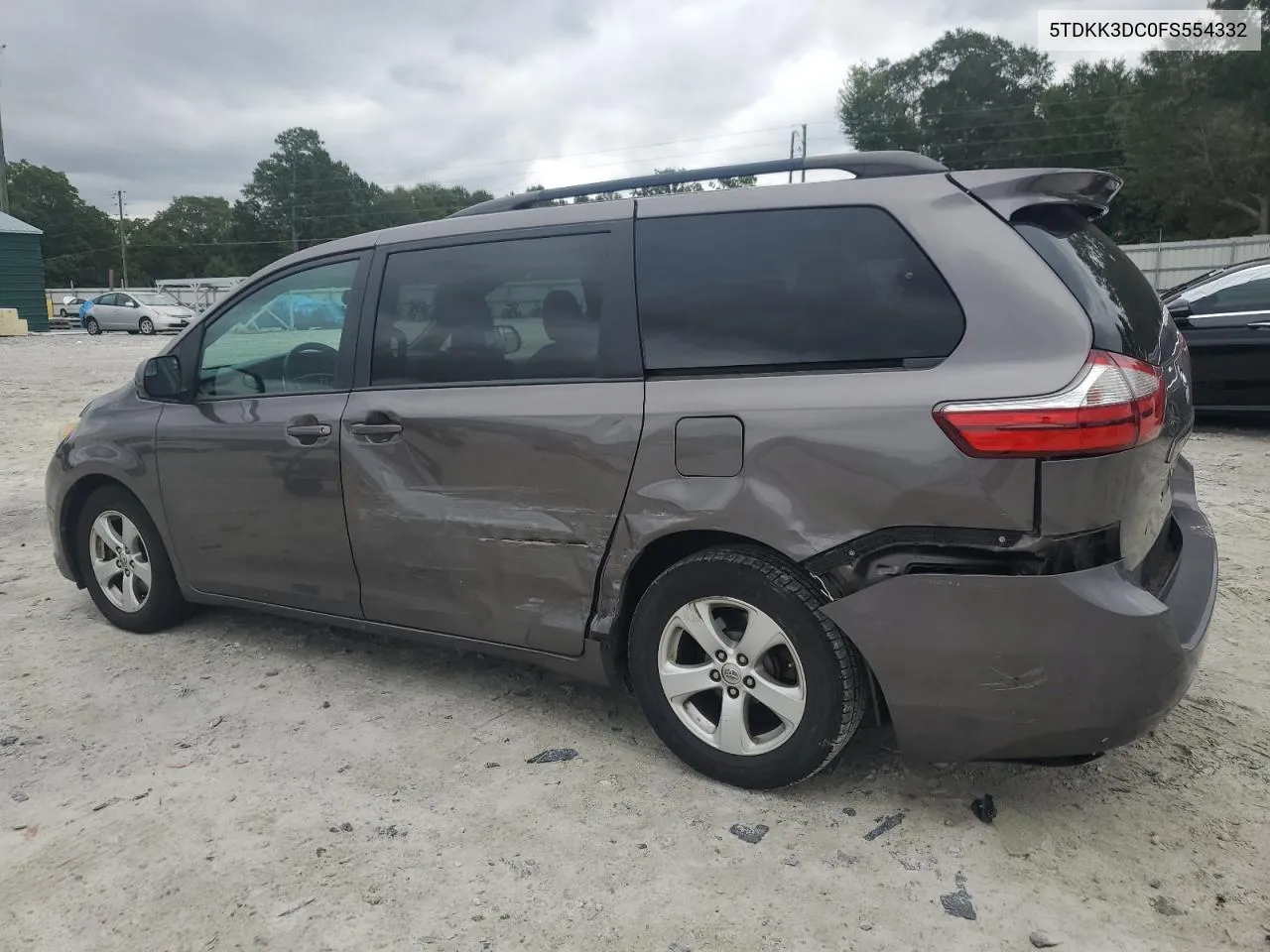 2015 Toyota Sienna Le VIN: 5TDKK3DC0FS554332 Lot: 71711944