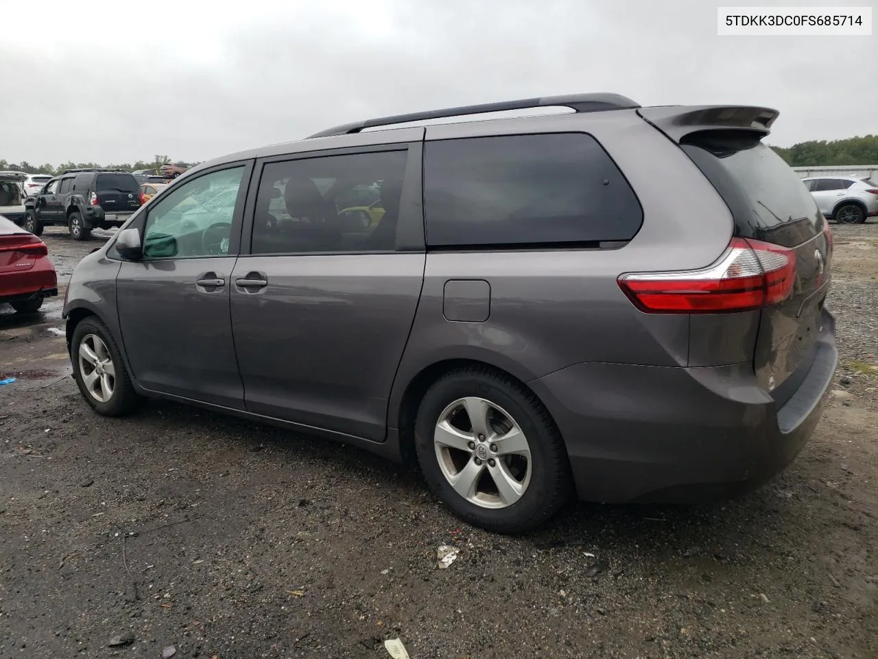 2015 Toyota Sienna Le VIN: 5TDKK3DC0FS685714 Lot: 71875524