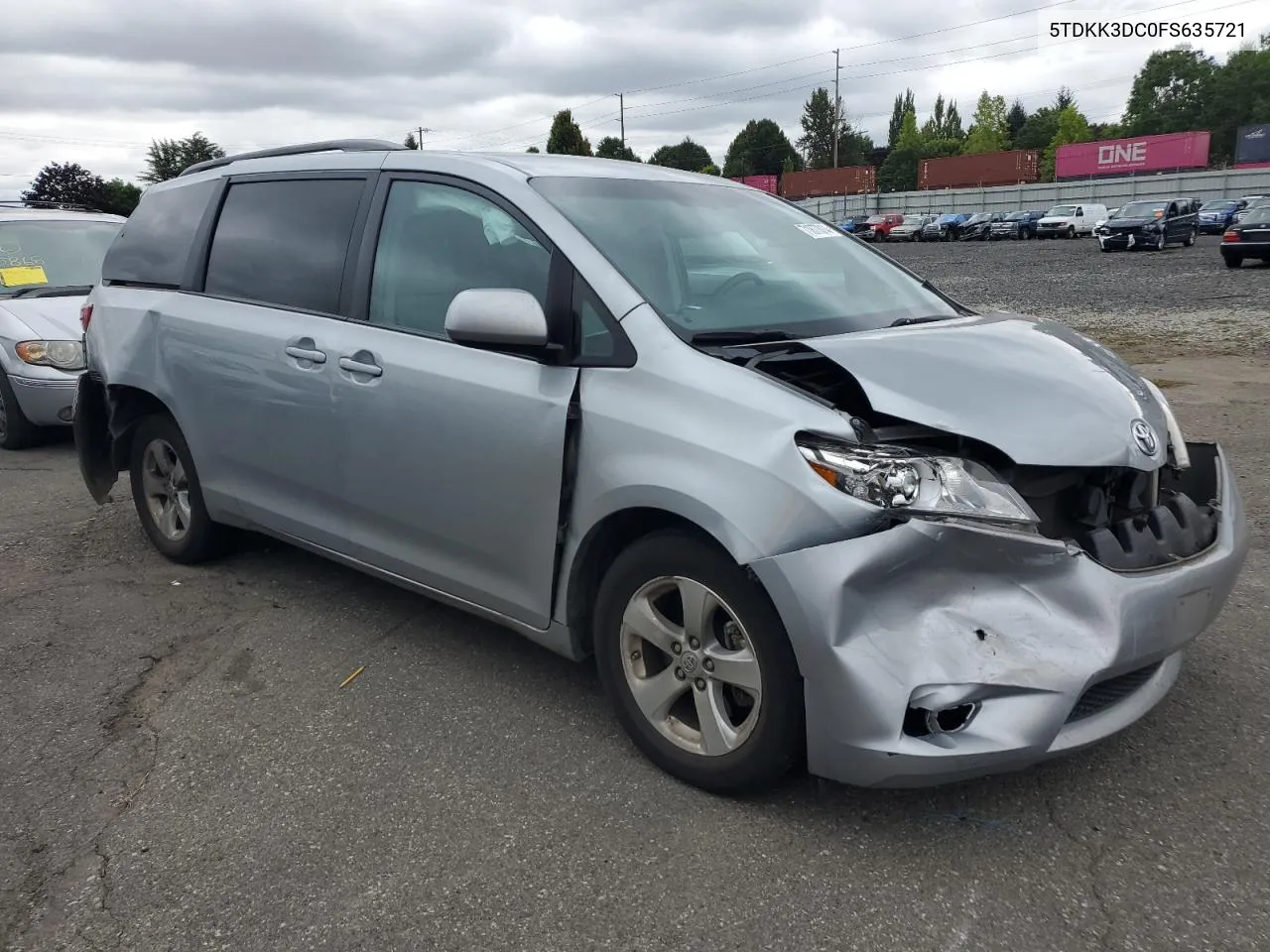 5TDKK3DC0FS635721 2015 Toyota Sienna Le